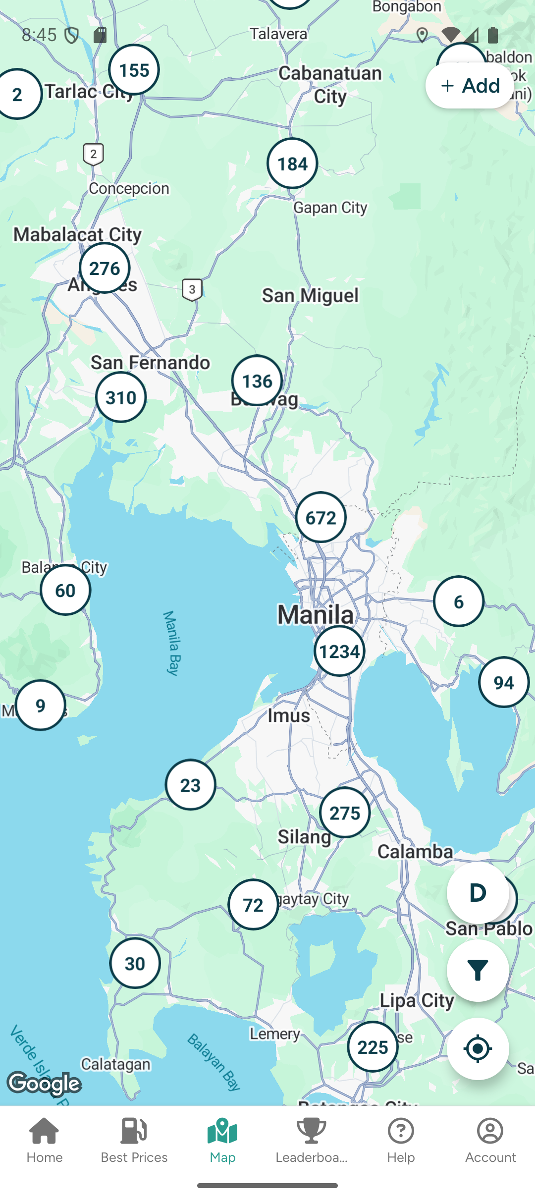 Interactive station map
